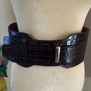 Claudia may belt 85/M Claudia May Leather Belt Women Made In Italy ?? | eBay UK main image 2